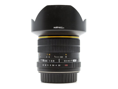 Walimex Pro 14mm f/2.8 ED AS IF UMC - Canon EF-vatting