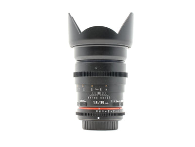 Walimex Pro 35mm T1.5 AS UMC - Geschikt voor Sony A