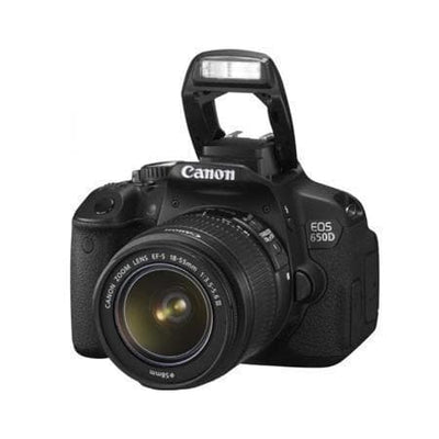 EOS 650D spiegelreflexcamera - Zwart + Canon EF-S 18-55 mm f/3.5-5.6 IS II