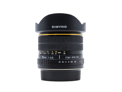 Samyang 8mm f/2.8 UMC Fisheye II - Geschikt voor Canon EF-M