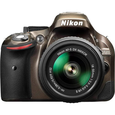 SLR D5200 - Bruin + Nikon AF-S Nikkor DX 18-55mm f/3.5-5.6 G VR II f/3.5-5.6