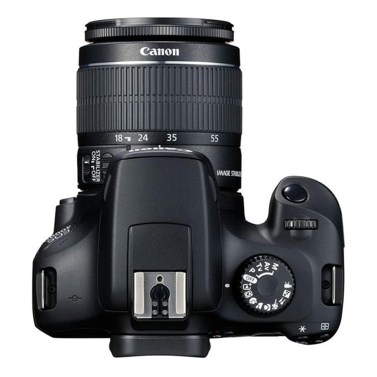 EOS 4000D SLR - Black + Canon Canon Zoom Lens EF-S 18-55 mm f/3.5-5.6 III f/3.5-5.6
