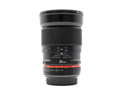 Walimex Pro 35mm f/1.4 AS UMC - Geschikt voor Canon EF