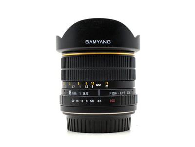 Samyang 8mm f/3.5 UMC CS II - Geschikt voor Canon EF-S