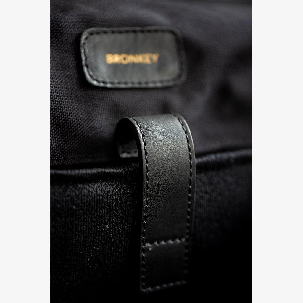 Roma Black Leather Camera Bag