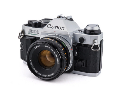 Canon AE-1 Program + 50mm f1.8 S.C. - SLR 35mm Filmcamera