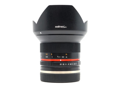 Walimex Pro 12mm f/2 NCS CS - Geschikt voor Sony E