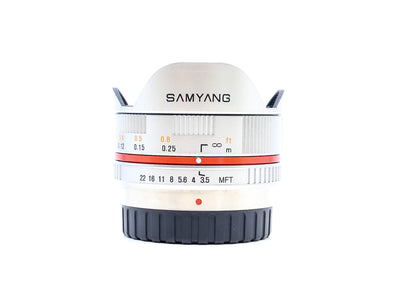 Samyang 7.5mm f/3.5 UMC Fisheye - Micro Four Thirds Lens