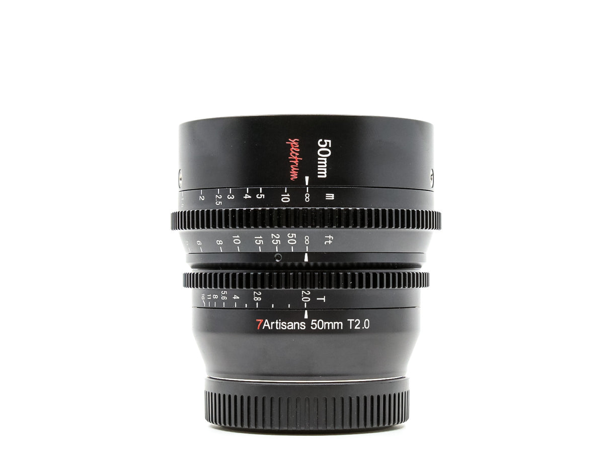 7Artisans 50mm T2.0 Spectrum - Geschikt voor Canon RF