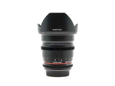 Samyang 16mm T2.2 ED AS UMC CS - Geschikt voor Canon EF-S