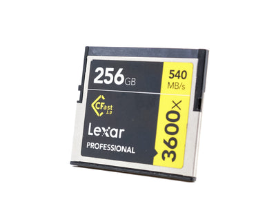 Lexar 256GB Professional 3600x CFast 2.0 Kaart
