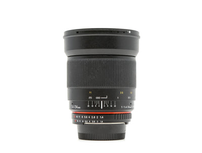 Walimex Pro 24mm f/1.4 ED AS UMC - Nikon Mount