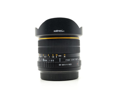 Walimex Pro 8mm f/3.5 CS Fisheye - Geschikt voor Sony A