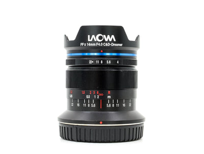 Venus Laowa 14mm f/4 Zero-D FF RL - Geschikt voor Nikon Z