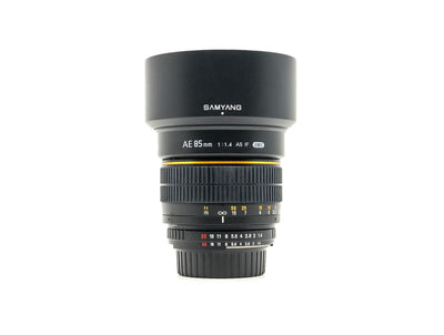 Samyang 85mm f/1.4 AS IF UMC (AE) - Nikon Mount