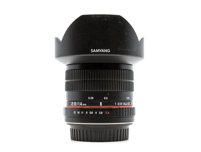 Samyang AF 14mm f/2.8 - Geschikt voor Canon EF