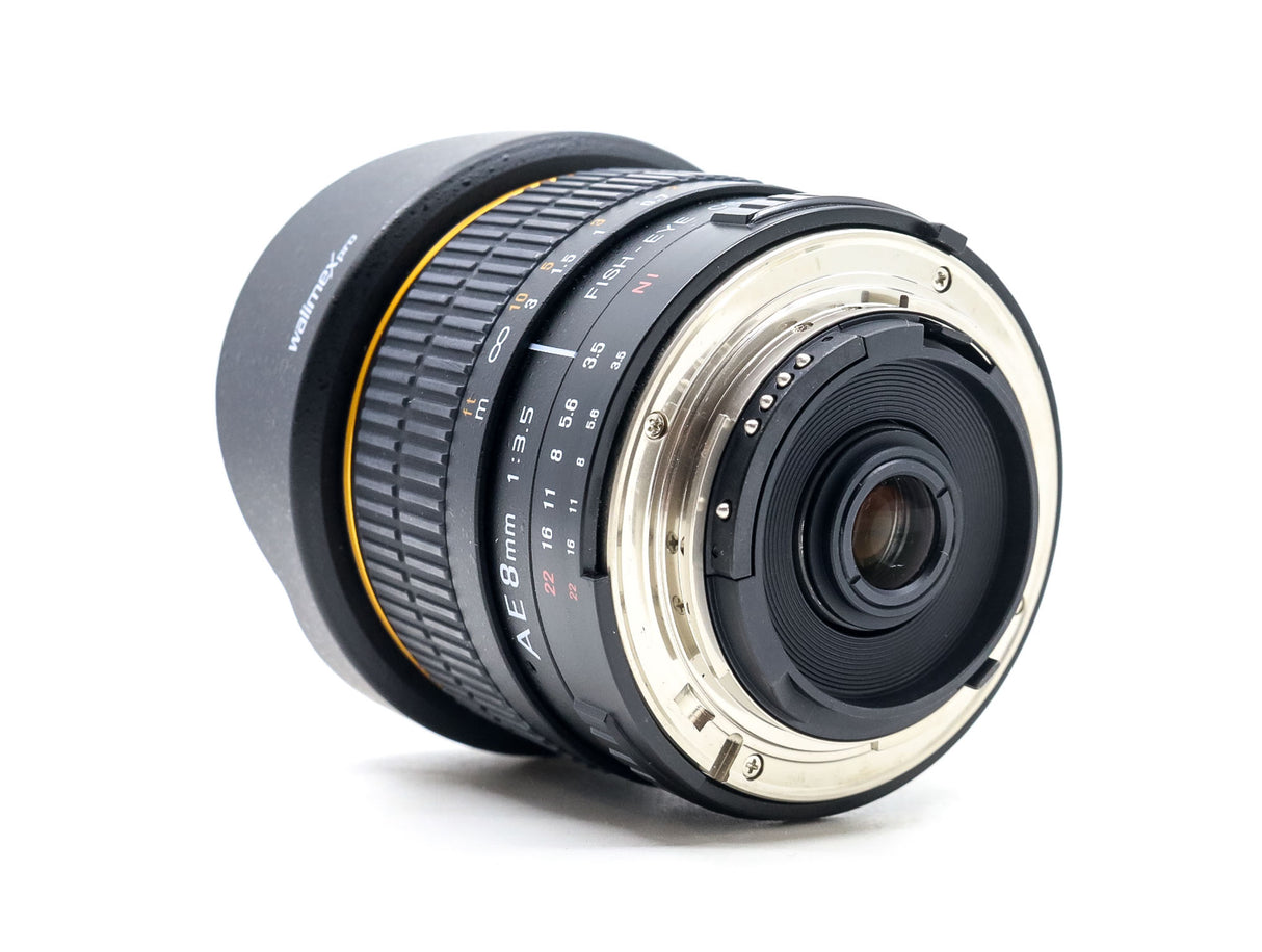Walimex Pro 8mm f/3.5 AE Fisheye - Nikon Mount