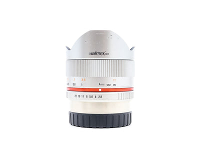 Walimex Pro 8mm f/2.8 UMC Fisheye II - Fujifilm X Mount