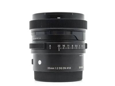 Sigma 35mm f/2 DG DN Contemporary - Geschikt voor Sony E