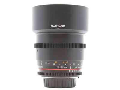 Samyang 85mm T1.5 - Nikon Mount