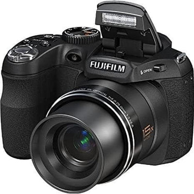 FinePix S1600 Bridge Camera - Zwart + Fujifilm Fujinon Lens 15x Optisch 28-420mm f/4-4.8