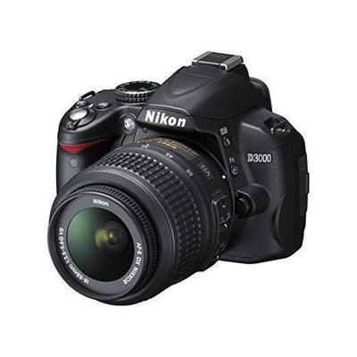 SLR D3000 - Zwart + Nikon AF-S DX 18-55 mm f/3.5-5.6 G VR