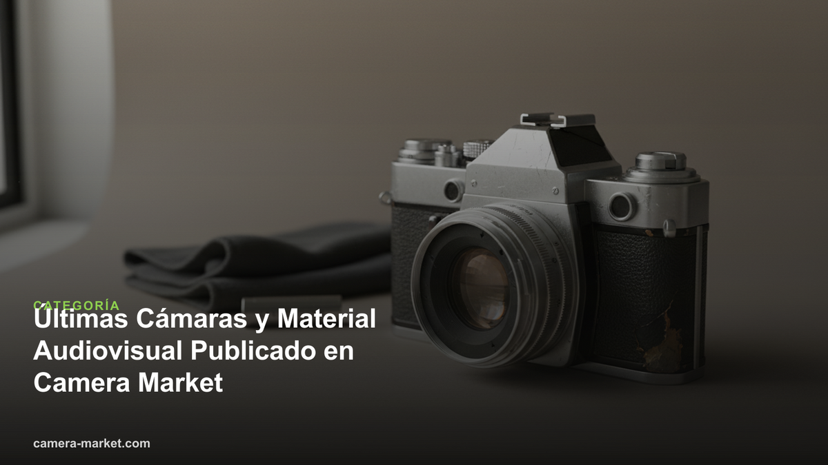 Últimas Cámaras y Material Audiovisual Publicado en Camera Market — Camera Market