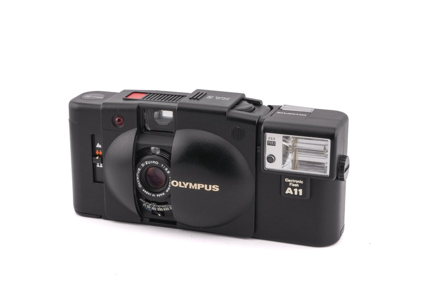 Olympus XA2 + A11 Elektronische Flitser · main image