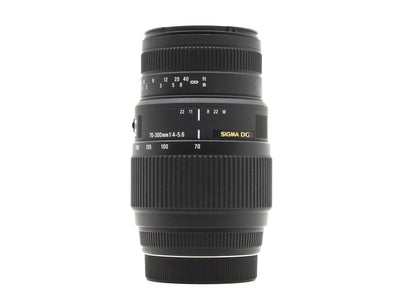 Sigma 70-300mm f/4-5.6 DG Macro - Sony A Bevestiging
