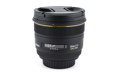 Sigma 50mm f1.4 EX DG HSM (Refurbished) - Zwart