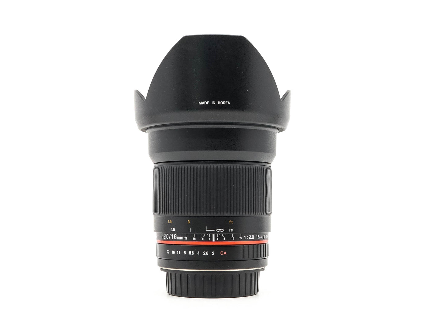 Walimex Pro 16mm f/2 ED AS UMC CS - Geschikt voor Canon EF-S · hoofdafbeelding