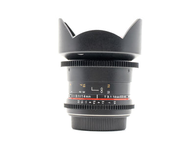 Samyang 14mm T3.1 ED AS IF UMC II - Geschikt voor Canon EF