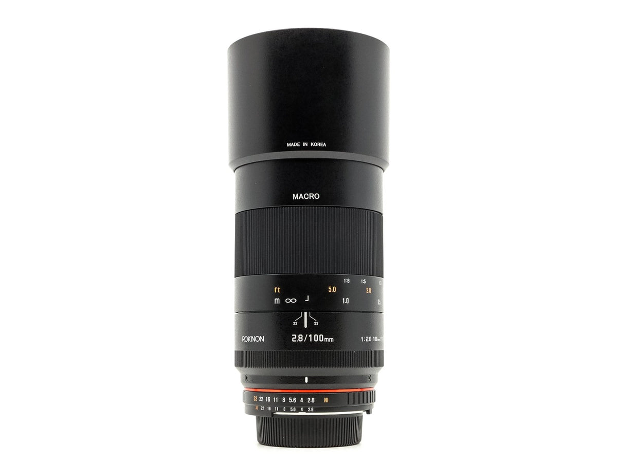 Rokinon 100mm f/2.8 ED UMC Macro - Nikon Fit · hoofdafbeelding