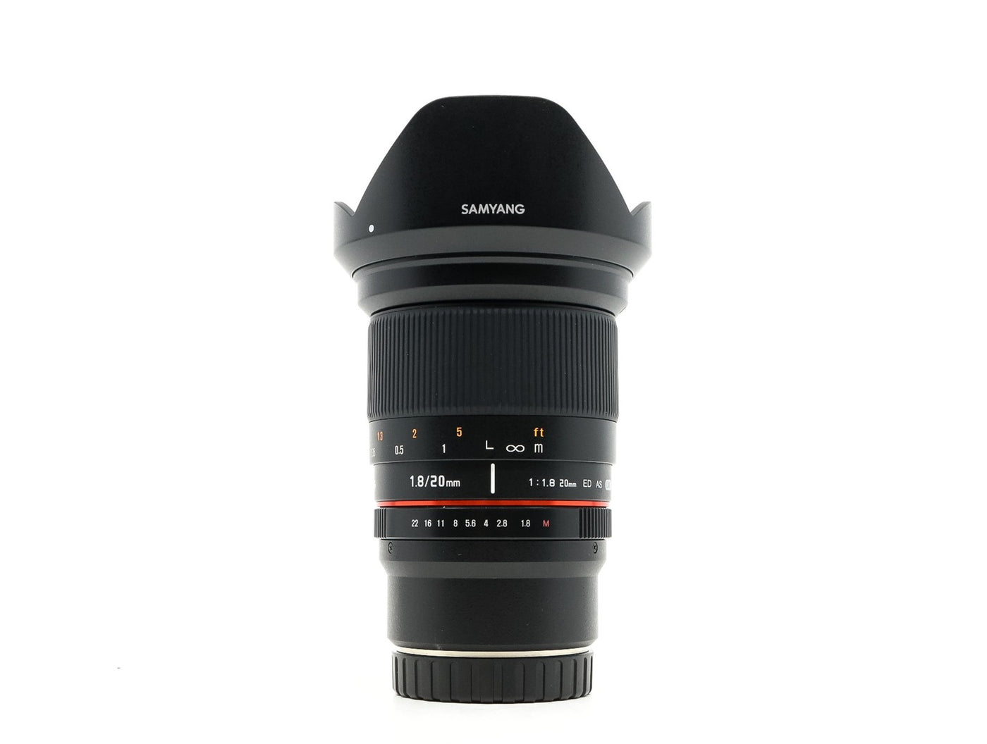 Samyang 20mm f/1.8 ED AS IF UMC - Canon EF-M Fit · hoofdafbeelding