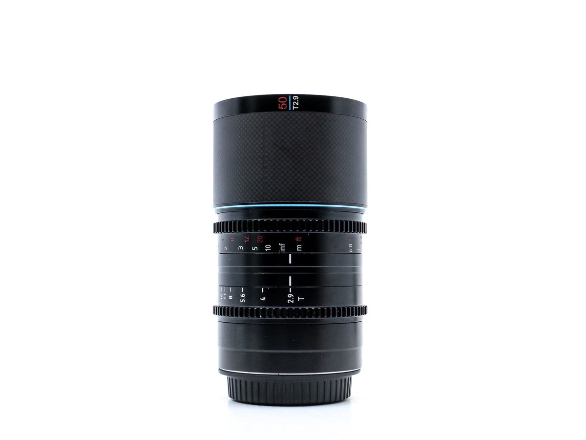 Sirui Saturn 50mm T2.9 1.6x Anamorphic [Blue Flare] - Sony FE Fit · hoofdafbeelding