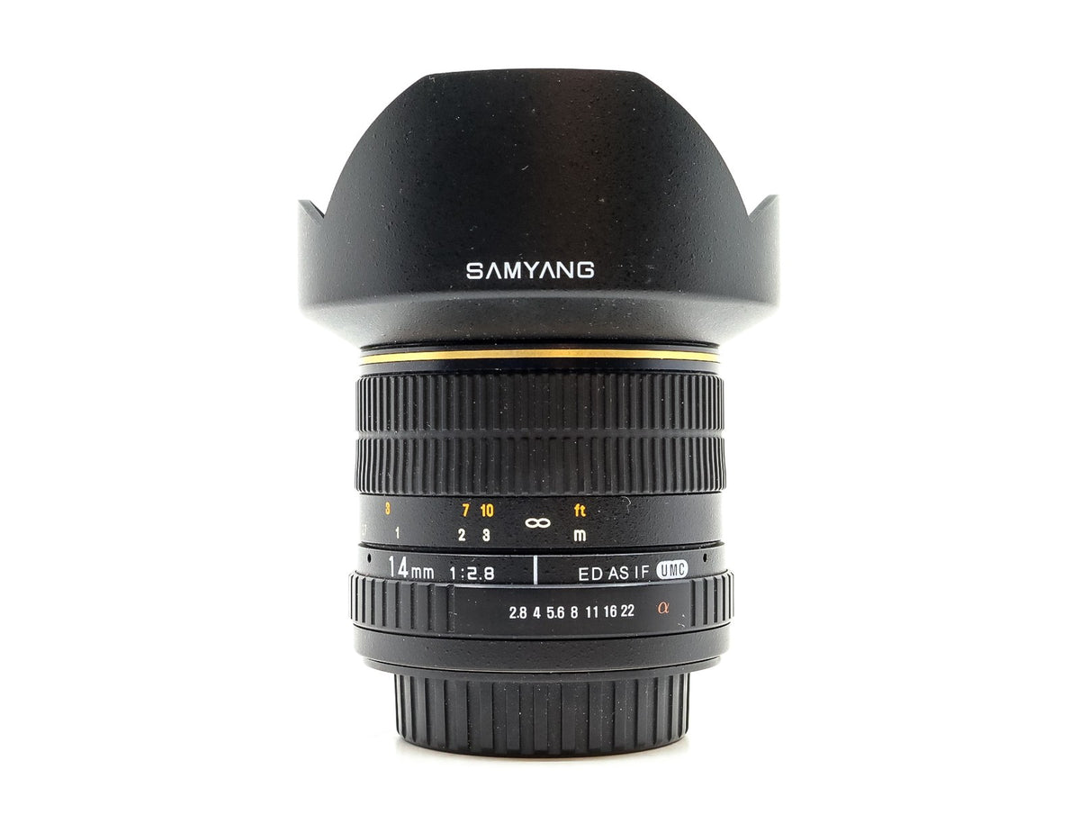 Samyang 14mm f/2.8 ED AS IF UMC [Gold Ring] - Sony A Fit · hoofdafbeelding