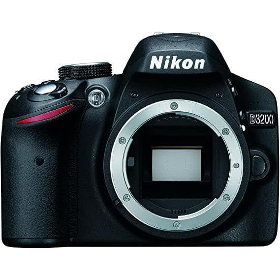 D3200 - Zwart + Nikon AF-S DX NIKKOR 18-55 mm f/3.5-5.6 G II ED f/3.5-5.6 G · hoofdafbeelding