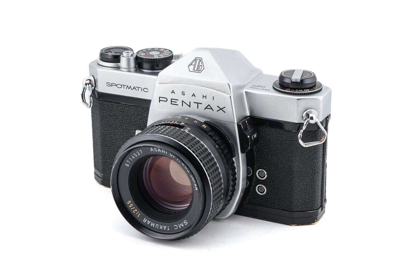 Pentax Spotmatic SP + 55mm f2 SMC Takumar kopen · hoofdafbeelding