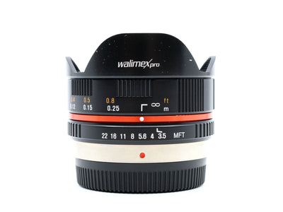 Walimex Pro 7,5mm f/3.5 Fisheye - Micro Four Thirds Lens