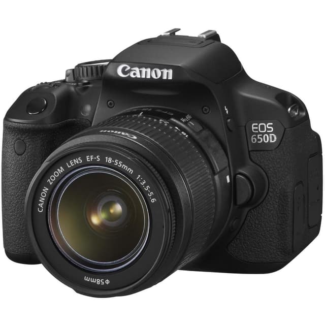 EOS 650D Spiegelreflex - Zwart + Canon Zoomlens EF-S 18-55mm f/3.5-5.6 IS STM · hoofdafbeelding