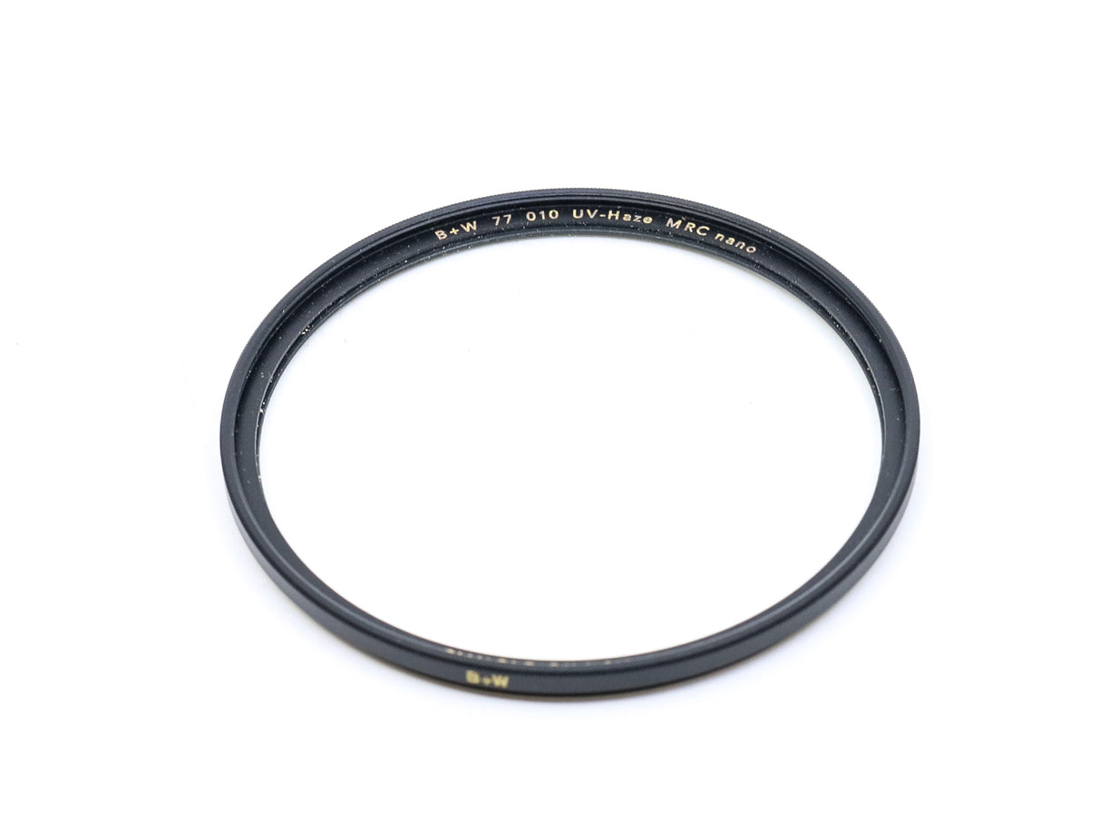 B+W 77mm MASTER 010 UV-Haze MRC Nano Filter