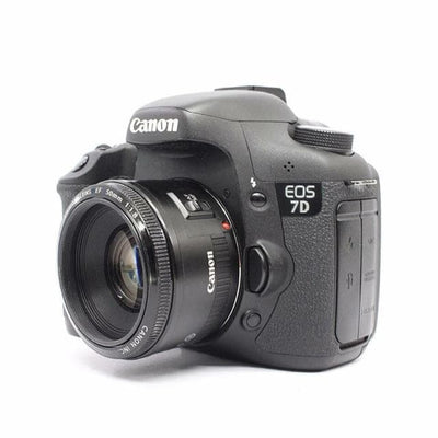 Reflex EOS 7D - Zwart + Canon EF 50mm f/1.8 II f/1.8