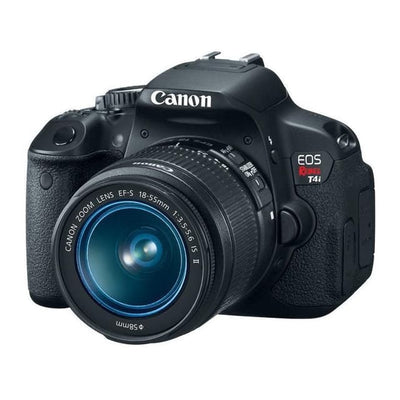 EOS Rebel T4i SLR - Zwart + Canon EF-S 18-55mm f/3.5-5.6 IS II lens