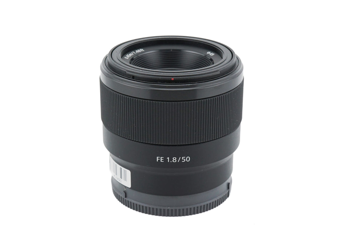 Sony 50mm f1.8 FE  - (Montura Sony E-mount) negro