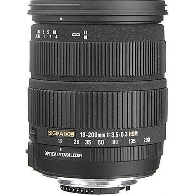 Sigma Nikon EF 18-200mm f/3.5-6.3 Lenzen