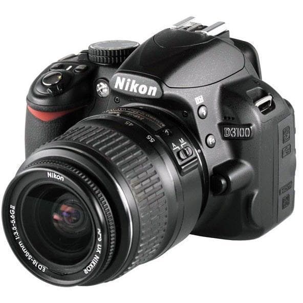 DSLR D5100 - Zwart + Nikon AF-S DX Nikkor 18-55 mm f/3.5-5.6G II ED f/3.5-5.6G · hoofdafbeelding