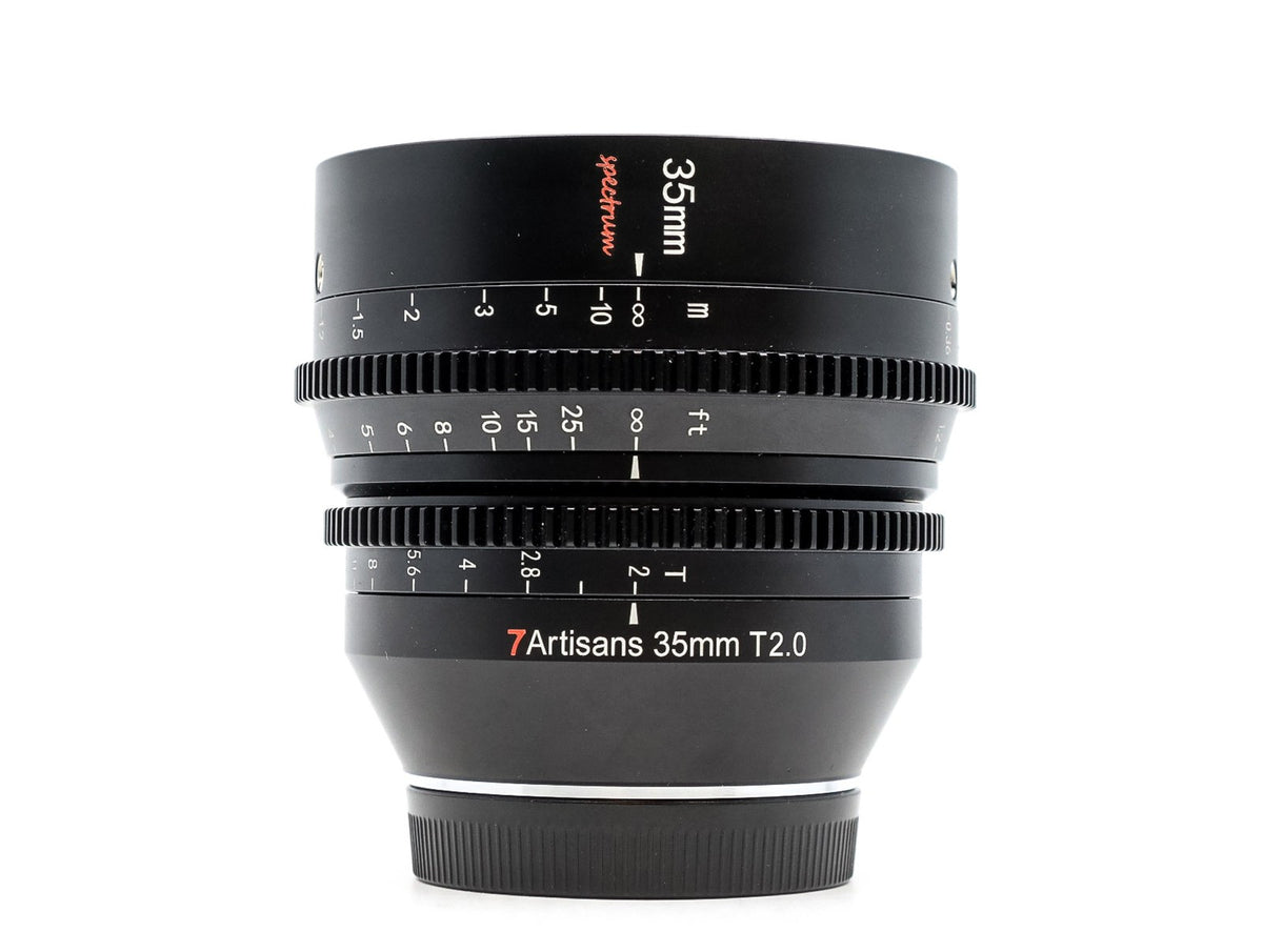 7Artisans 35mm T2.0 Spectrum - Sony FE Fit · hoofdafbeelding