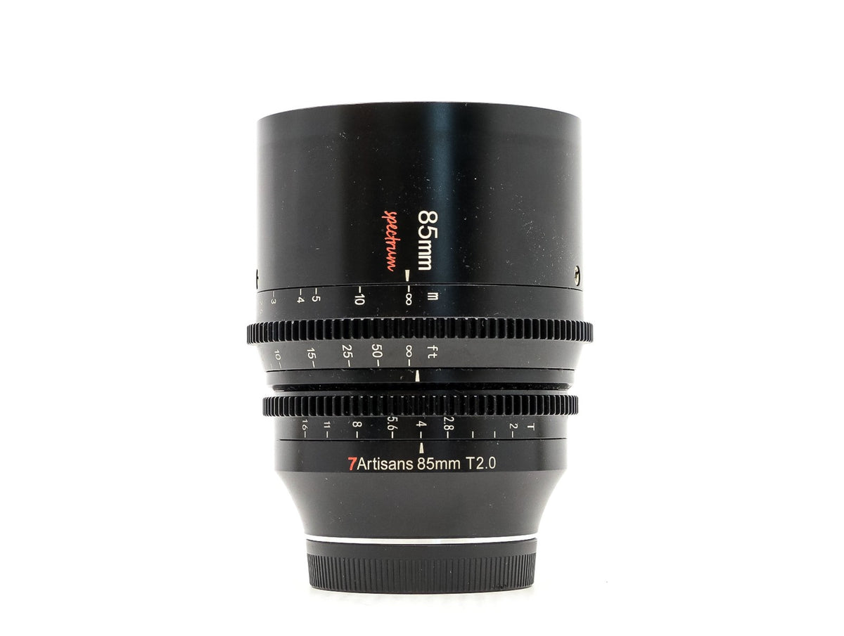 7Artisans 85mm T2.0 Spectrum - Sony FE Fit · hoofdafbeelding