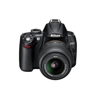 Reflex D5000 - Zwart + Canon AF-S DX Nikkor 18-55mm f/3.5-5.6G VR II + AF-S DX Nikkor 55-200mm f/4-5.6G ED f/3.5-5.6 + f/4-5.6