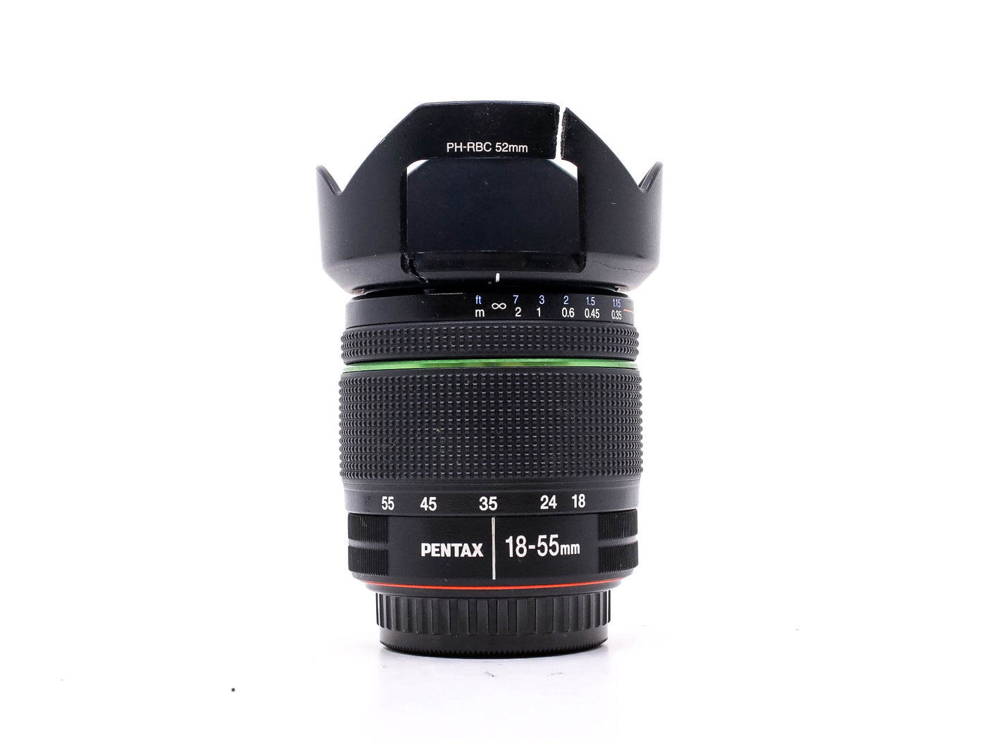 Pentax SMC Pentax-DA 18-55mm f/3.5-5.6 AL WR lens · hoofdafbeelding